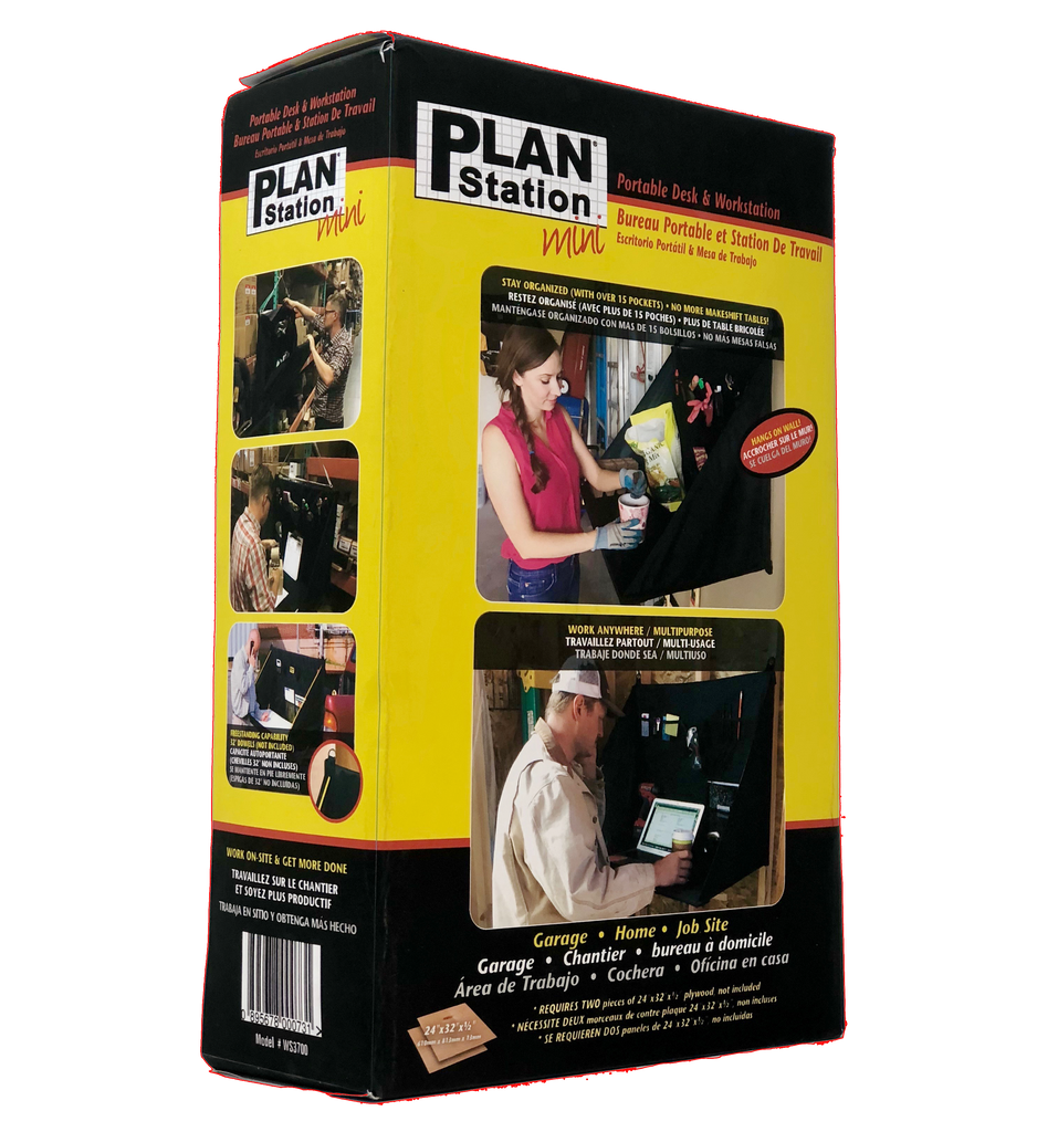 PLAN STATION Portable Desk and Workstation for Worksite, Garage & Home